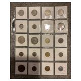 LOT OF 20 FOREIGN COINS - POSSIBLE SILVER