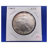 2004 AMERICAN SILVER EAGLE