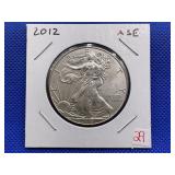 2012 AMERICAN SILVER EAGLE