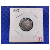 1912 BARBER DIME