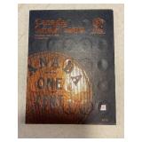 1920-1988 CANADIAN FOLDER SMALL CENT - 73 COINS