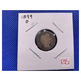 1899O BARBER DIME