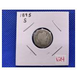 1895S BARBER DIME