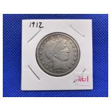 1912 BARBER HALF DOLLAR