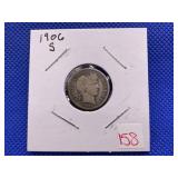 1906S BARBER DIME