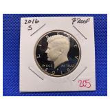 2016S KENNEDY HALF DOLLAR PROOF