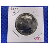 2017D KENNEDY HALF DOLLAR