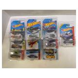 LOT OF 10 HOT WHEELS CARS WITH PROTECTIVE CASES