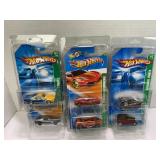 LOT OF 6 HOT WHEELS TREASURE HUNT CARS IN FACTORY