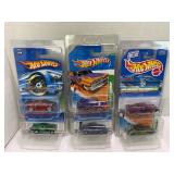 LOT OF 6 HOT WHEELS TREASURE HUNT CARS IN FACTORY