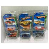 LOT OF 6 HOT WHEELS TREASURE HUNT CARS IN FACTORY
