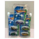 LOT OF 5 HOT WHEELS T-HUNT CAR WITH PROTECTIVE