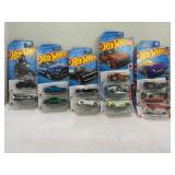 LOT OF 12 HOT WHEELS CARS IN FACTORY SEALED
