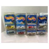 LOT OF 8 HOT WHEELS CARS T-HUNT WITH PROTECTIVE