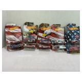 LOT OF 10 HOT WHEELS CARS IN PROTECTIVE CASES