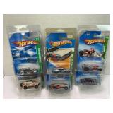 LOT OF 6 HOT WHEELS TREASURE HUNT CARS IN FACTORY