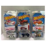 LOT OF 6 HOT WHEELS CARS IN FACTORY SEALED