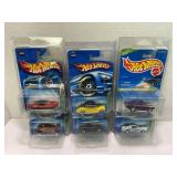 LOT OF 6 HOT WHEELS TREASURE HUNT CARS IN FACTORY