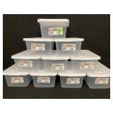10 - 6 QUART, 5.7 LITER BOXES WITH LIDS