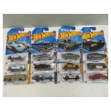 LOT OF 12 HOT WHEELS CARS IN PROTECTIVE CASES