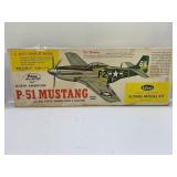 Guillow's North American P-51 Mustang Model in
