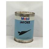 Mobil Jet Oil II synthetic jet engine oil metal 1