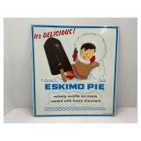 Eskimo Pie metal Sign - original metal Eskimo Pie