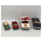 Four vintage Cars, including Dinky, Lesney and