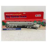 Mobil Oil battery powered toy tanker truck in box