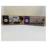 Ertl Texaco Diecast Boat Banks in original boxes -