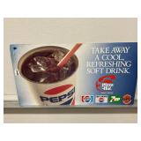 Pepsi /Pizza Hut Ad Sign
