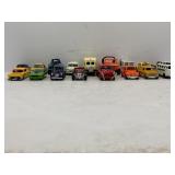 large lot of Matchbox cars