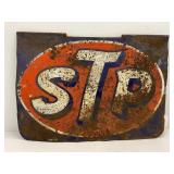 Original STP Sign - believed to be oil rack topper