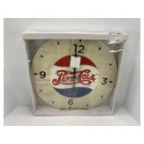 Pepsi-Cola 16' battery operated advertising clock-