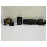 Lot of 4 Vintage Camera Lenses
