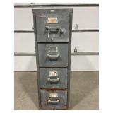 MOSLER INSULATED FILING CABINET - 32" X 17 1/2" X