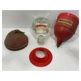 RED COMET AUTOMATIC FIRE EXTINGUISHER W/ HOLDER &