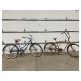ROADMASTER  AND HUFFY VINTAGE BICYCLES