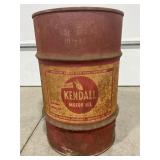 30 GALLON KENDALL MOTOR OIL DRUM