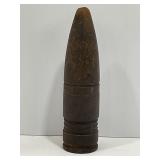 WWII? ARTILLERY SHELL - 6 1/2" L X 1 1/2" D
