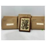 HUMMEL APPLE TREE BOY & GIRL WALL PLAQUES IN THEIR