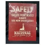 NATIONAL MOTOR BEARING CO. METAL SAFETY CABINET