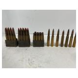 M1 GRAND 30-06 RED TIPPED AMMO IN CLIPS WITH