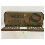 WALKER OIL FILTER LINES DEALER DISPLAY RACK - 20"X