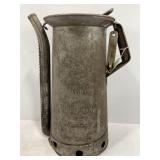 HUFFMAN 5 QUART METAL SERVICE STATION OIL CAN