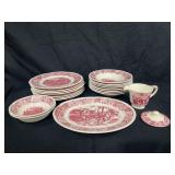 20 PIECE SET OF HISTORICAL AMERICA HOMER LAUGHLIN
