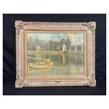 ORNATE FRAMED OIL ON CANVAS FRAMED CALLED