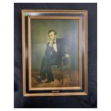 FRAMED PICTURE OF ABRAHAM LINCOLN -