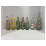 LOT OF VINTAGE SODA BOTTLES- BOBS BEVERAGES,