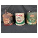 KENDALL MOTOR OIL, TEXACO BRAKE FLUID & TEXACO